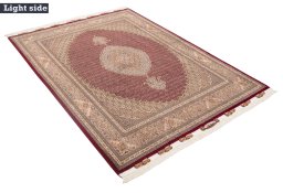 Full view of New Tabriz Silk rug from Iran / Persia, 265 × 200 cm in Multi Color tones