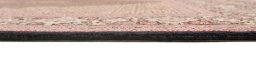 Close-up detail of New Tabriz Silk rug from Iran / Persia showing Wool weave