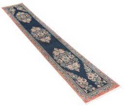 Surface texture of New Tabriz Silk rug with natural Wool and intricate pattern