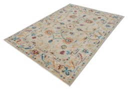Close-up detail of New Farahan rug from Pakistan showing Wool weave