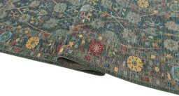 Close-up detail of New Farahan rug from Pakistan showing Wool weave
