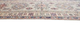 Close-up detail of New Kazak rug from Pakistan showing Wool weave