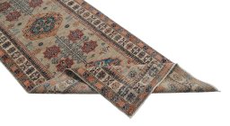 Central medallion detail of New Kazak rug from Pakistan