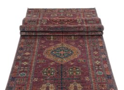 Central medallion detail of New Kazak rug from Pakistan