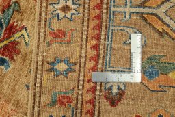Central medallion detail of New Kazak rug from Pakistan