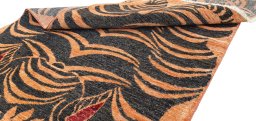 Close-up detail of New Farahan rug from Pakistan showing Wool weave