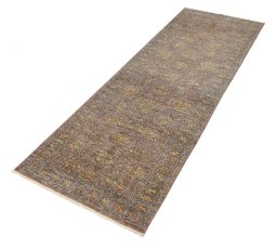 Close-up detail of New Farahan rug from Pakistan showing Wool weave