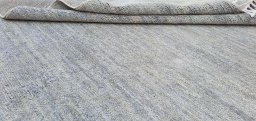 Close-up detail of New Morocco rug from Pakistan showing Wool weave