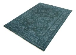 Close-up detail of New Farahan rug from Pakistan showing Wool weave