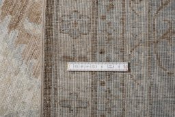 Close-up detail of New Farahan rug from Pakistan showing Wool weave