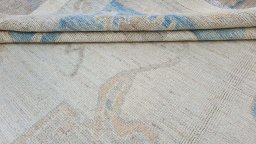 Close-up detail of New Farahan rug from Pakistan showing Wool weave