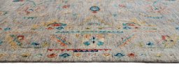 Close-up detail of New Farahan rug from Pakistan showing Wool weave