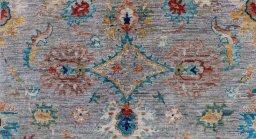 Close-up detail of New Farahan rug from Pakistan showing Wool weave