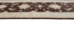 Close-up detail of New Farahan rug from Pakistan showing Wool weave
