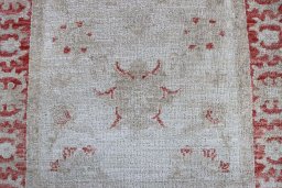 Close-up detail of New Farahan rug from Pakistan showing Wool weave