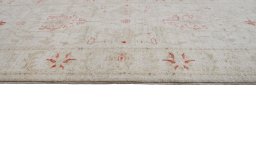 Close-up detail of New Farahan rug from Pakistan showing Wool weave