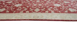 Close-up detail of New Farahan rug from Pakistan showing Wool weave