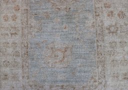 Close-up detail of New Farahan rug from Pakistan showing Wool weave