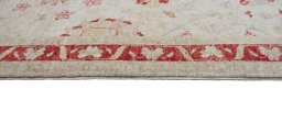 Close-up detail of New Farahan rug from Pakistan showing Wool weave