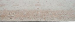 Close-up detail of New Farahan rug from Pakistan showing Wool weave