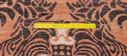 Close-up detail of New Farahan rug from Pakistan showing Wool weave