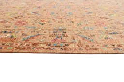 Close-up detail of New Farahan rug from Pakistan showing Wool weave