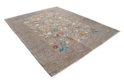 Close-up detail of New Farahan rug from Pakistan showing Wool weave