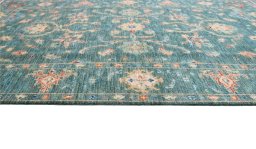 Close-up detail of New Farahan rug from Pakistan showing Wool weave