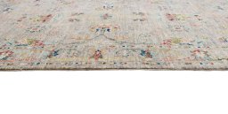 Close-up detail of New Farahan rug from Pakistan showing Wool weave