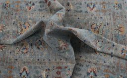 Close-up detail of New Farahan rug from Pakistan showing Wool weave