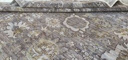 Close-up detail of New Farahan rug from Pakistan showing Wool weave