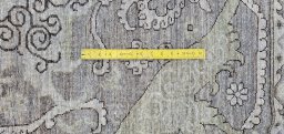 Full view of New Farahan rug from Pakistan, 358 × 271 cm in Gray tones