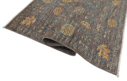 Close-up detail of New Farahan rug from Pakistan showing Wool weave