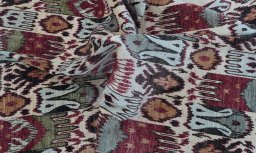 Full view of New Farahan rug from Pakistan, 262 × 189 cm in Beige tones