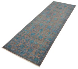 Close-up detail of New Farahan rug from Pakistan showing Wool weave