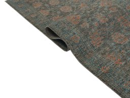 Close-up detail of New Farahan rug from Pakistan showing Wool weave