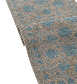 Close-up detail of New Farahan rug from Pakistan showing Wool weave