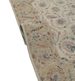Close-up detail of New Farahan rug from Pakistan showing Wool weave