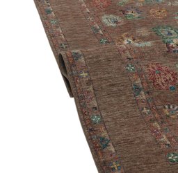 Close-up detail of New Farahan rug from Pakistan showing Wool weave
