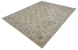 Close-up detail of New Farahan rug from Pakistan showing Wool weave