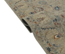 Close-up detail of New Farahan rug from Pakistan showing Wool weave