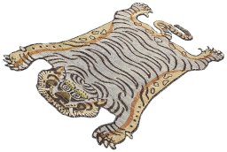 Close-up detail of New Farahan rug from Pakistan showing Wool weave
