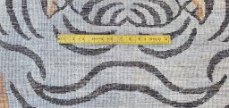 Full view of New Farahan rug from Pakistan, 192 × 114 cm in Multi Color tones