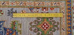 Full view of New Farahan rug from Pakistan, 275 × 172 cm in Gray tones
