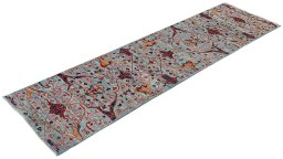 Close-up detail of New Farahan rug from Pakistan showing Wool weave