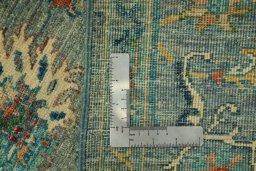 Close-up detail of New Farahan rug from Pakistan showing Wool weave