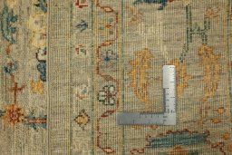 Close-up detail of New Farahan rug from Pakistan showing Wool weave