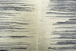 Backside of handmade New Kilim Kiasar rug showing knot structure and weave density