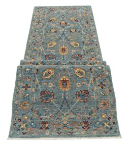 Central medallion detail of New Haj-jalili rug from Pakistan