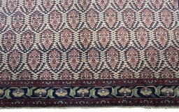 Central medallion detail of 1930s Hamedan rug from Iran / Persia